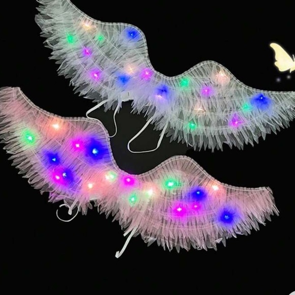 LED Light Up Angel Set Wings 
In pink or white nwt - Picture 5 of 5